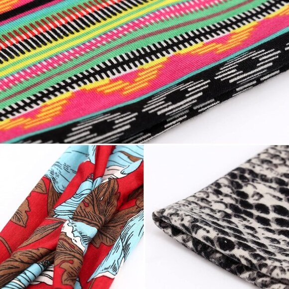 Yoga Running Leopard Headbands for Women Elastic Non-Slip Headbands Sports Worko - Picture 4 of 9